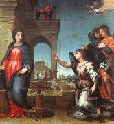 Andrea del Sarto The Annunciation oil on canvas